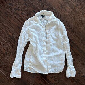 Banana Republic Linen Button-down Shirt